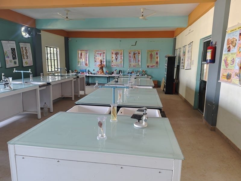 Biology laboratory for Class 11-12 senior secondary students at Dunes Academy