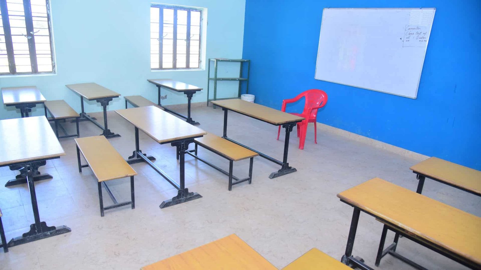 Classroom environment at Dunes Academy where teachers engage students