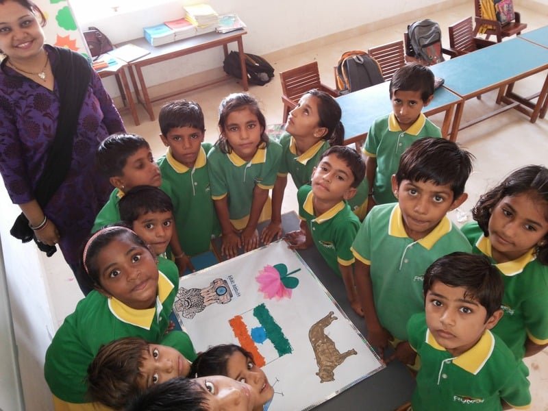 Science faculty teaching practical session — Dunes Academy