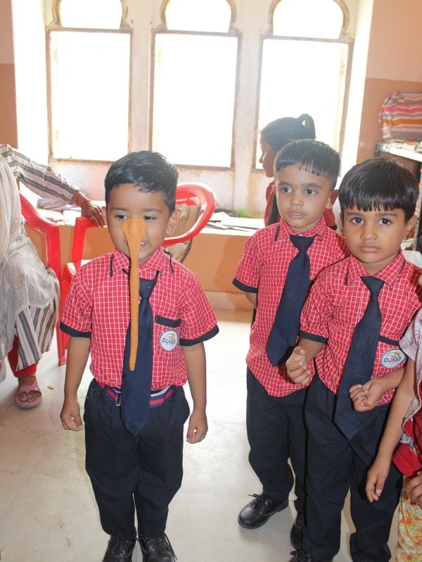 Pre-primary classroom activities at Dunes Academy, Phalodi Rajasthan