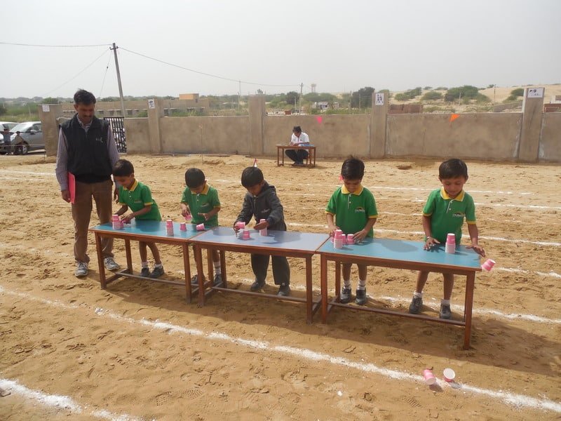 Sports day at Dunes Academy Phalodi Rajasthan