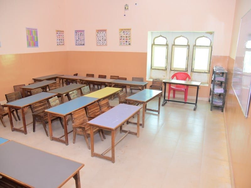 Classroom at Dunes Academy where commerce students study