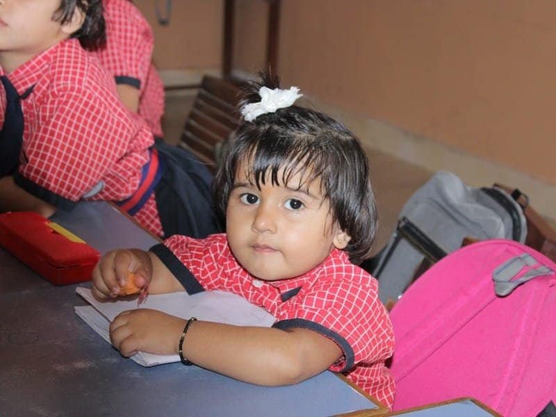 Pre-primary students during a classroom activity at Dunes Academy