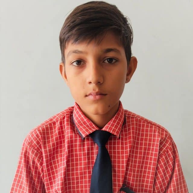 Bajrang Lal, Class X topper at Dunes Academy